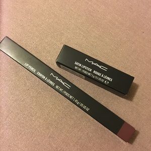 Mac cyber lipstick and cyber lip pencil